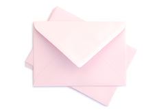 Briefumschlag Briefumschlag B6, Farbe: kirschblüte