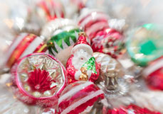 Doppelkarte Weihnachtsschmuck III