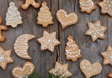 Doppelkarte Weihnachtsplätzchen II