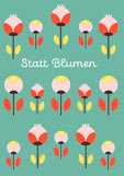 Doppelkarte Statt Blumen