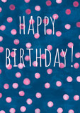 Doppelkarte HAPPY BIRTHDAY!
