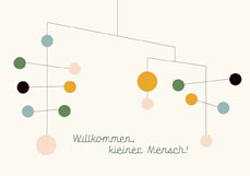 Doppelkarte Willkommen, kleiner Mensch!