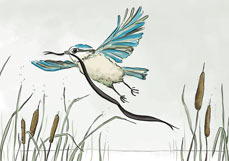 Doppelkarte Abschied