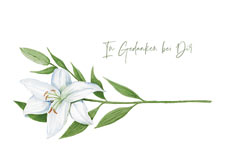 Doppelkarte In Gedanken bei Dir