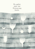 Doppelkarte Du gehst, aber die Erinnerung bleibt.
