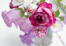 Midi-Doppelkarte Gartensträußchen