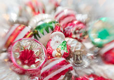 Postkarte Weihnachtsschmuck III