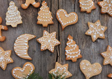 Postkarte Weihnachtsplätzchen II