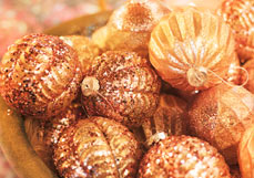 Postkarte Güldener Kugelzauber