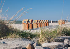 Postkarte Wo ist Strandkorb 28?