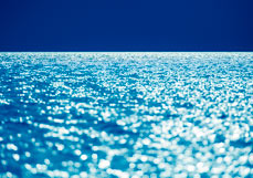 Postkarte Blaues Glitzern und Funkeln II