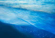 Postkarte Abendliches Wellenwogen