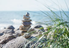 Postkarte Steinmeditation
