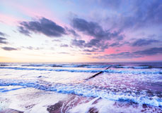 Postkarte Wolkenspiel am Meer