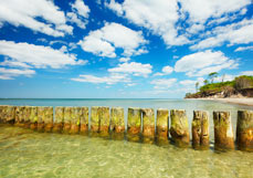 Postkarte Herrlicher Naturstrand