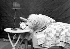 Postkarte Ich bleib heut' liegen