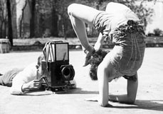 Postkarte Bitte recht freundlich!