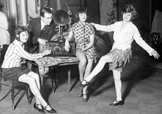 Postkarte Tanzeinlage zur Radiomusik