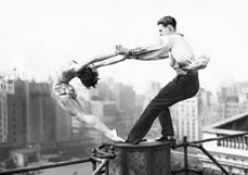 Postkarte Balanceakt