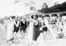 Postkarte Flotte Sohle am Wannsee