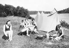 Postkarte Campingfreuden