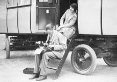 Postkarte mobile office