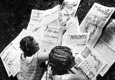 Postkarte Sonntagslektüre