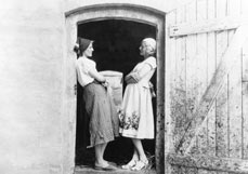 Postkarte Besuch aus der Stadt