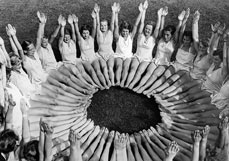 Postkarte Bewegungskunst im Einklang