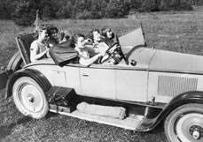 Postkarte Fahrt ins Blaue