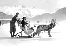 Postkarte Romantische Winterstunden