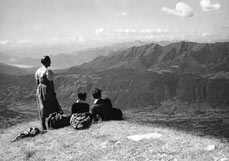 Postkarte Wanderfreuden mit Ausblick