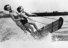 Postkarte Wasserski spezial