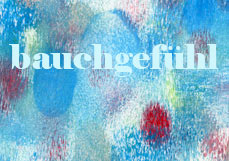 Postkarte bauchgefühl