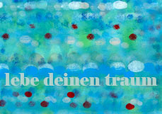 Postkarte lebe deinen traum