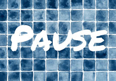 Postkarte PAUSE