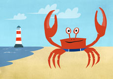 Postkarte Sommerspaß