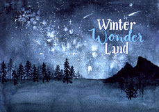 Postkarte WinterWonderLand