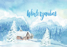 Postkarte Winterzauber