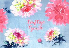 Postkarte Duftige Grüße