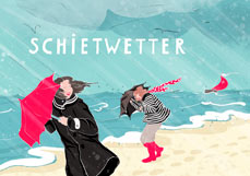 Postkarte SCHIETWETTER