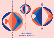 Postkarte LEUCHTENDE WEIHNACHTSTAGE!