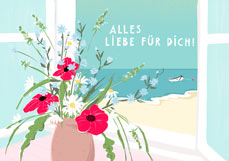 Postkarte ALLES LIEBE FÜR DICH!