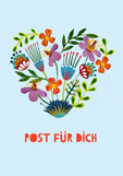 Postkarte POST FÜR DICH
