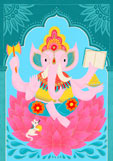 Postkarte Ganesha