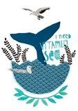 Postkarte I NEED VITAMIN Sea