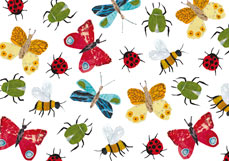 Postkarte Geliebte Insekten