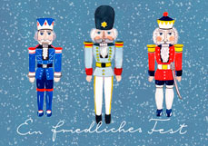 Postkarte Ein friedliches Fest