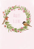Postkarte ALLES LIEBE