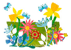 Postkarte Schmetterlingswiese